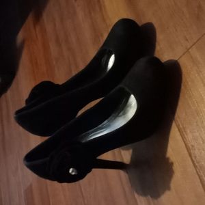 Bamboo high heel pimped for halloween .